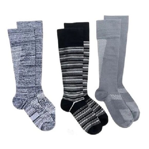 Tommie Copper UNISEX Set of 3 UltraTemp & Ultraguard OTC Socks MEDIUM (C33) - Picture 2 of 7